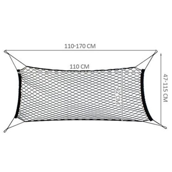 Plasa pentru portbagaj, elastica, 170 x 110, Negru Plasa pentru portbagaj, elastica, 170 x 110, Negru