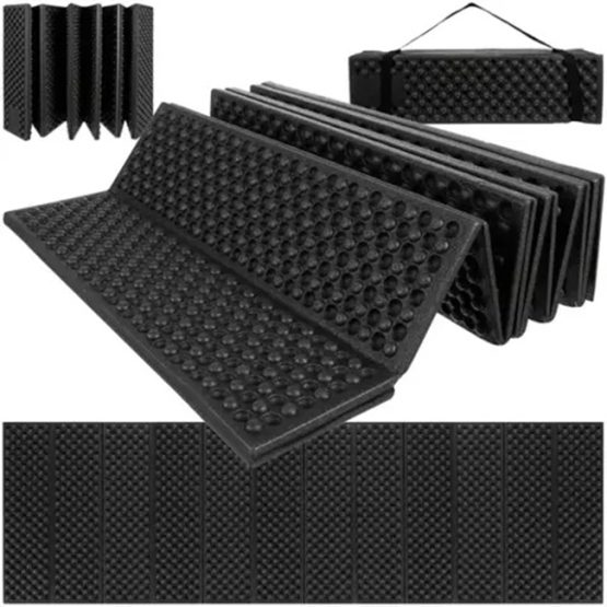 Saltea pliabila cu spuma, 180 x 60 x 2 cm, Negru Saltea pliabila cu spuma, 180 x 60 x 2 cm, Negru