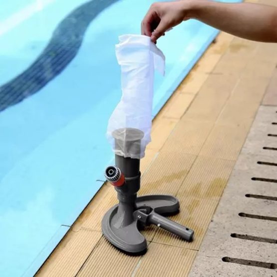 Aparat curatare podeaua piscinei, usor de folosit, Gri Aparat curatare podeaua piscinei, usor de folosit, Gri