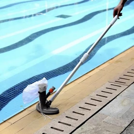 Aparat curatare podeaua piscinei, usor de folosit, Gri Aparat curatare podeaua piscinei, usor de folosit, Gri