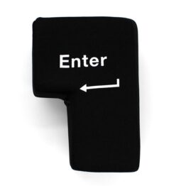 Buton anti-stress ENTER, 20 x 13 x 8.5 cm, Negru Buton anti-stress ENTER, 20 x 13 x 8.5 cm, Negru