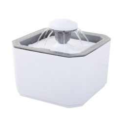 Fantana pentru pisici si caini, capacitate 2.5 l, Alb