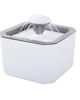 Fantana pentru pisici si caini, capacitate 2.5 l, Alb