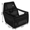Husa protectie tip scaun auto pentru animale, Negru