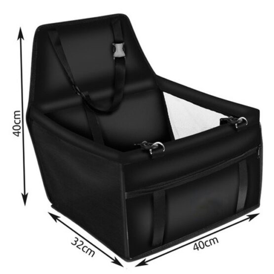 Husa protectie tip scaun auto pentru animale, Negru
