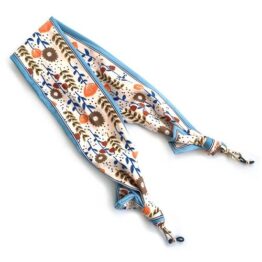 Lant ochelari tip esarfa print Blue 1 Lant ochelari tip esarfa print Blue