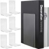 Set 6 suporturi carti 18.5x12x12 cm Transparent