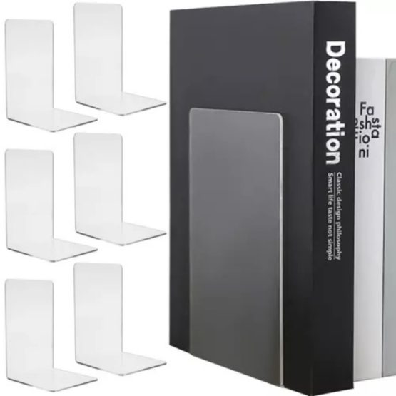Set 6 suporturi carti 18.5x12x12 cm Transparent
