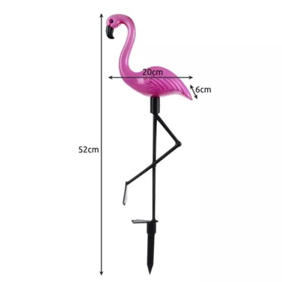 Set 3 lampi solare gradina model flamingo 52 cm Set 3 lampi solare gradina model flamingo 52 cm