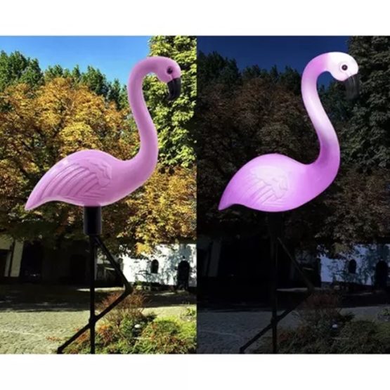 Set 3 lampi solare gradina model flamingo 52 cm Set 3 lampi solare gradina model flamingo 52 cm
