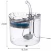 Fantana de apa pentru pisici si caini, capacitate 2 l