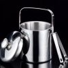 Recipient pentru cuburi de gheata, capacitate 1.3 l, Argintiu