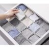 Set 4 separatoare pentru organizare sertare, Alb