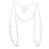 Body-chain cu strasuri cristale si strasuri aliaj metalic Argintiu Body-chain cu strasuri cristale si strasuri aliaj metalic Argintiu