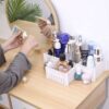 Set 4 separatoare pentru organizare sertare, Alb