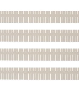 Set 4 separatoare pentru organizare sertare, Alb