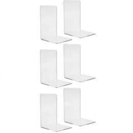 Set 6 suporturi carti 18.5x12x12 cm Transparent Set 6 suporturi carti 18.5x12x12 cm Transparent