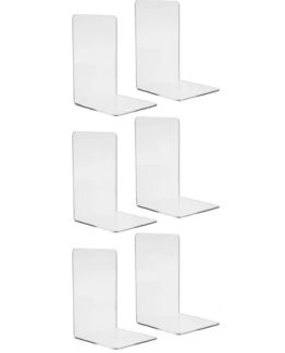 Set 6 suporturi carti 18.5x12x12 cm Transparent