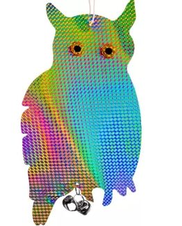 Bufnita reflectorizanta anti pasari 42x20cm Holografic