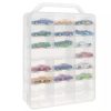 Cutie depozitare masinute 46 compartimente Transparent