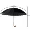 Umbrela de lux pentru 2 persoane panza 350T Negru