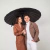 Umbrela de lux pentru 2 persoane panza 350T Negru