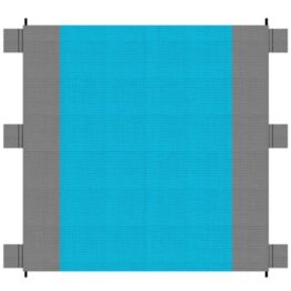 Patura pentru picnic sau plaja XXL 208 x 208 cm Albastru/Gri Patura pentru picnic sau plaja XXL 208 x 208 cm Albastru/Gri