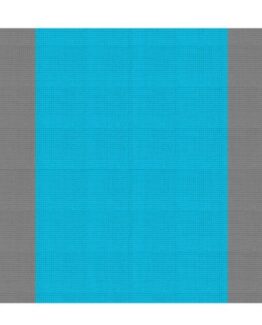 Patura pentru picnic sau plaja XXL 208 x 208 cm Albastru/Gri