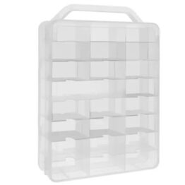 Cutie depozitare masinute 46 compartimente Transparent Cutie depozitare masinute 46 compartimente Transparent