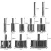 Set 10 burghie diamantate pentru gaurirea placilor Set 10 burghie diamantate pentru gaurirea placilor