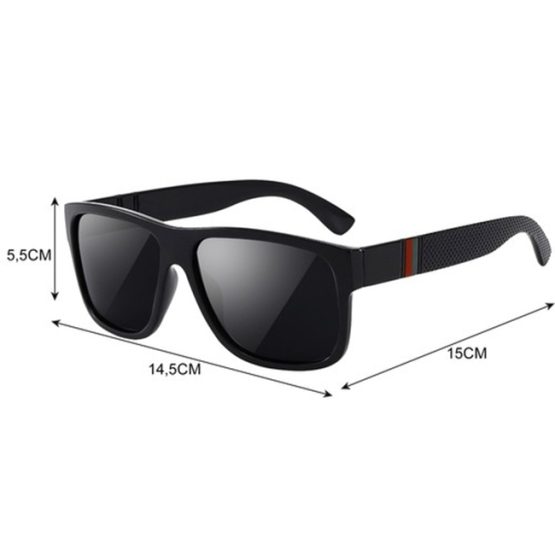 Ochelari de soare polarizati, 15 x 14.5 x 5 cm, Negru Ochelari de soare polarizati, 15 x 14.5 x 5 cm, Negru