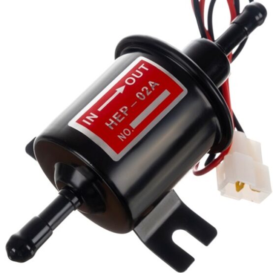 Pompa electrica pentru combustibil 12 V Negru