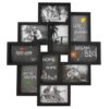 Rama decorativa tip colaj 10 poze 10x15 cm Negru Rama decorativa tip colaj 10 poze 10x15 cm Negru