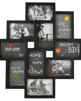 Rama decorativa tip colaj 10 poze 10x15 cm Negru