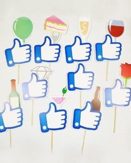 Set 10 semne haioase pentru cabina foto Multicolor