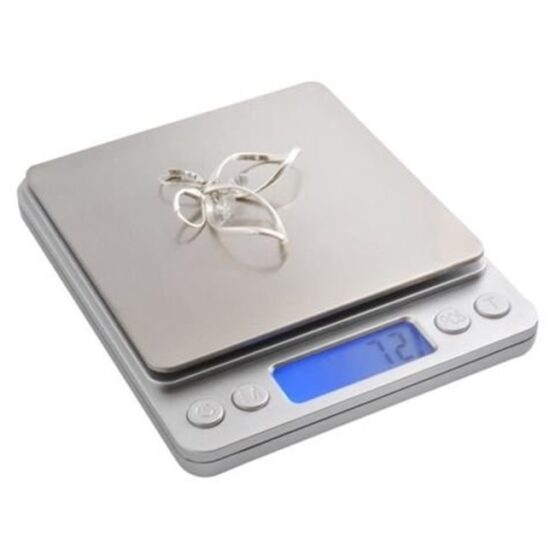 Cantar electronic de bucatarie 2 kg Argintiu