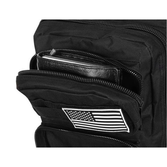 Rucsac tip militar 44 x 28 x 16 cm Negru