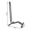 Suport bicicleta de sine statator 75x40x37cm Negru Suport bicicleta de sine statator 75x40x37cm Negru