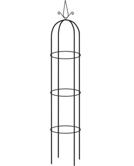 Arcada metalica cilindrica pentru gradina 197x40 cm