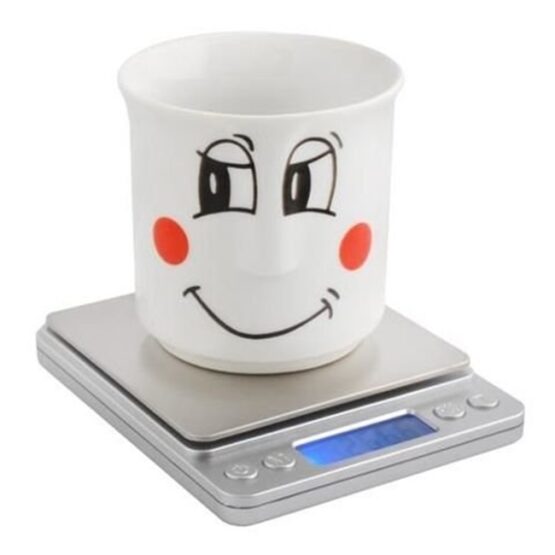 Cantar electronic de bucatarie 2 kg Argintiu