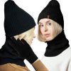 Set caciula, manusi si fular unisex, negru Set caciula, manusi si fular unisex, negru