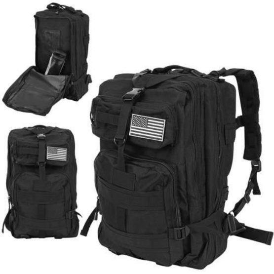 Rucsac 5 compartimente 29 x 37 x 50 cm Negru
