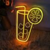 Semn LED, Limonada, decor bar, petreceri, Galben Semn LED, Limonada, decor bar, petreceri, Galben