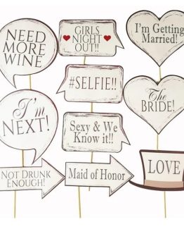 Set 10 semne haioase pentru petrecerea burlacitelor