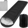 Sac de dormit 2 in 1, impermeabil, Negru / Gri