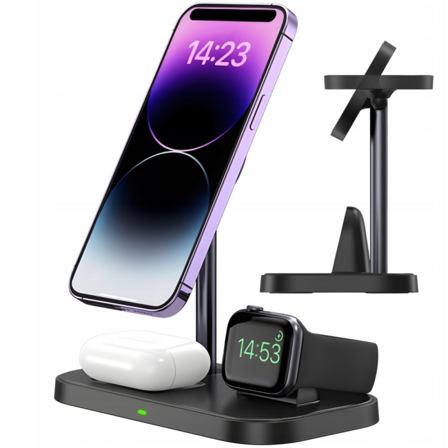 Statie de incarcare wireless fast charge, USB C