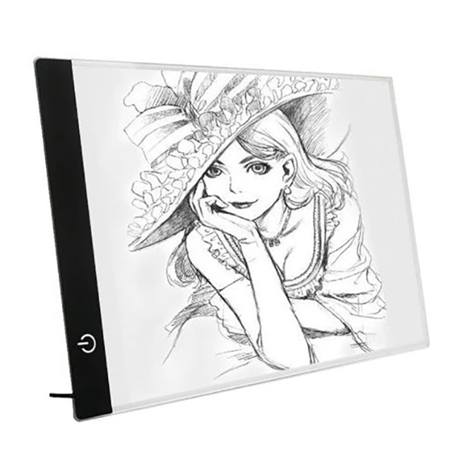 Tableta pentru copiere desene si schite, Alb / Negru