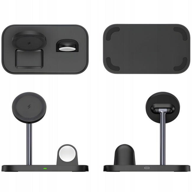 Statie de incarcare wireless fast charge, USB C