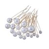 Set 7 ace de par cu perla pentru mireasa Gold Set 7 ace de par cu perla pentru mireasa Gold