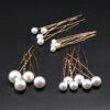 Set 7 ace de par cu perla pentru mireasa Gold Set 7 ace de par cu perla pentru mireasa Gold